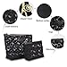 Zakaco Makeup Bag for Women,Small Cosmetic Bag Pouch Purse Handbag Organizer with Zipper (Black)