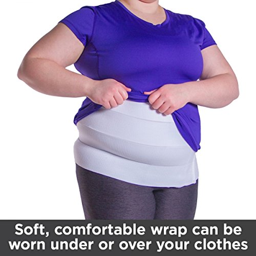 BraceAbility Ultra Plus Size Abdominal Tummy Wrap Compression Girdle