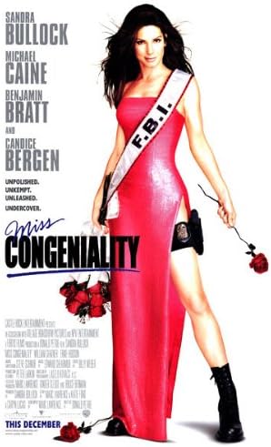 MISS CONGENIALITY (minor imperfections) 27x40 ORIGINAL D/S MOVIE POSTER VG