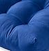 Greendale Home Fashions 20-Inch Indoor/Outdoor Chair Cushion, Marine Blue