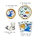 WERNNSAI Dinosaur Party Supplies Set - Dinosaur Themed Party Decoration for Boys Kids Birthday Cutlery Bag Table Cover Plates Cups Napkins Straws Utensils Banner & Balloons Serves 16 Guests 169 PCS