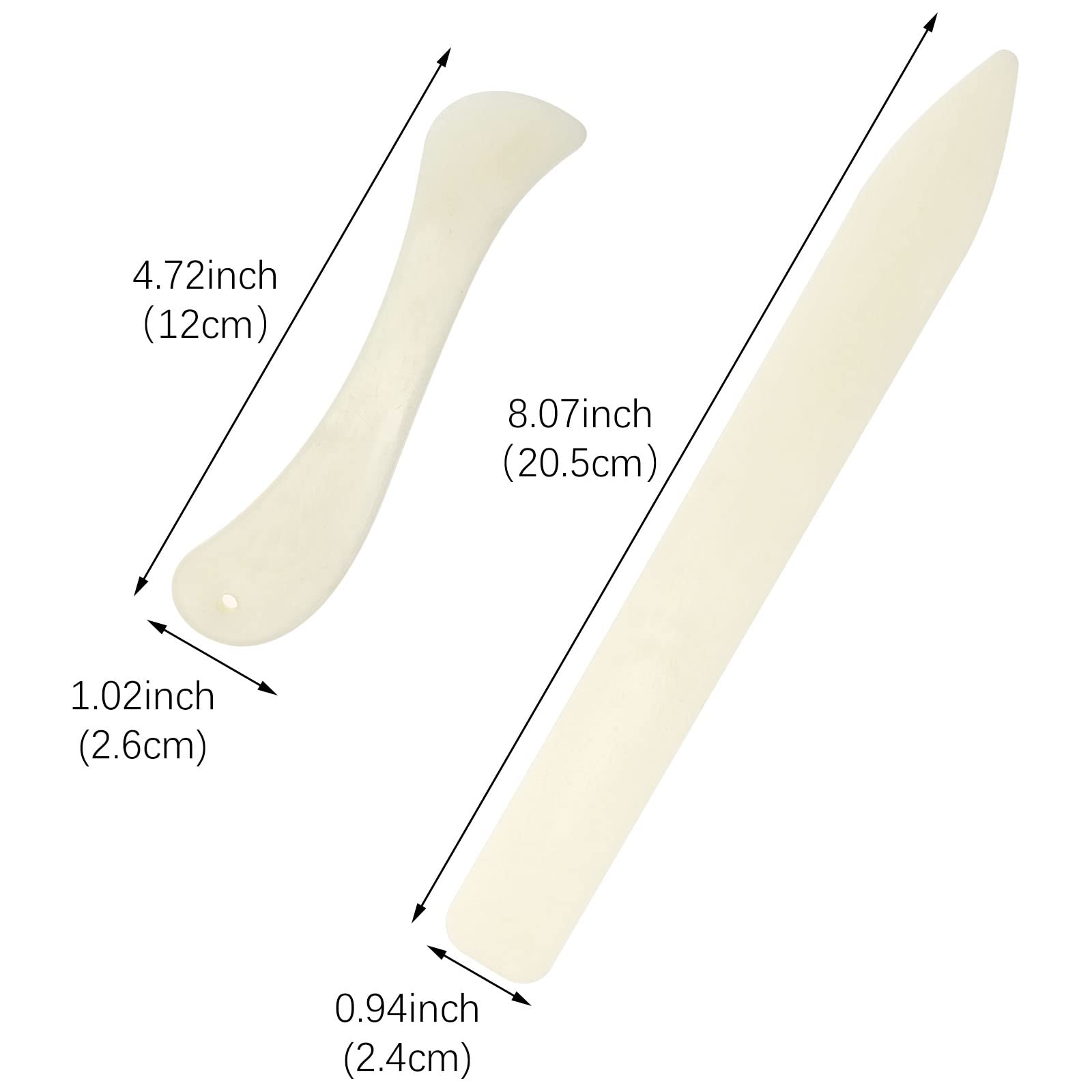 4 Pcs Stained Glass Tools Stained Glass Supplies Plastic FID Burnisher Foiler Holder for Flat Stained Glass Work DIY Handicrafts