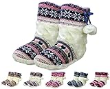 Enimay Women's Slipper Boots Lounge House Relaxed Shoes Winter Snow Flakes Hearts
