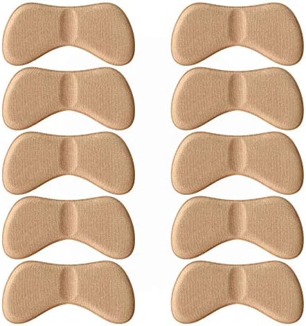 Extra Soft Heel Pads, Heel Grips for Women's Shoes, [12] Self-Adhesive Heel Inserts for Shoes - Prevent Blisters, Cuts, Slipping, Pain, and Improves The Shoes Fit - Fits Most Shoes