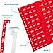 100 Neon Red VIP - Wristco Plastic Wristbands