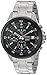 Seiko Quartz Stainless Steel Dress Watch, Color:Silver-Toned (Model: SKS491)