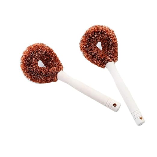 Ogquaton 2X Cepillos para Platos Mango de Madera Herramienta de ...