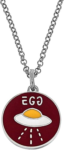 Amazon グッチ Gucci ネックレス メンズ レディース アクセサリー ゴースト エッグ Egg レッド シルバー Jl1 8524 並行輸入品 ネックレス 通販