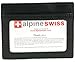 Alpine Swiss Mens Leather Money Clip Front Pocket Wallet Black