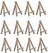 SL crafts 2.75 Inch by 4.7 Inch Mini Wooden Easels Display (Pack of 12 Easels)
