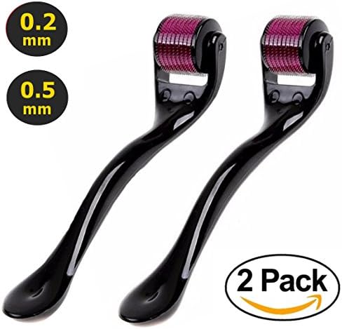 (2 - Pack) DEMAROL New 540 Titanium Skin Care Kit (0.2 mm + 0.5mm) - Beauty Skin Care Tool for Improve Stretch Marks, Cellulite and Wrinkles