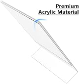 Flow fire A5 Acrylic Sign Holder 2 Pack Slant Back Clear Perspex Display view 7
