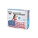 BigMouth Inc. Pool Float, Large Inflatable Lounge Raft, Durable Vinyl Floatie, Summer Pool Party Water Toy - Waving American Flag