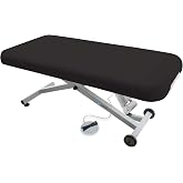 EarthLite Ellora Electric Lift Massage Table, Flat Table Top, Made in USA, 32" x 73, Black