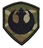 Rebel Alliance Emblem Star Wars 3x2.5 Shield Military Patch / Morale Patch - Multicam