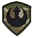 Rebel Alliance Emblem Star Wars 3x2.5 Shield Military Patch / Morale Patch - Multicam
