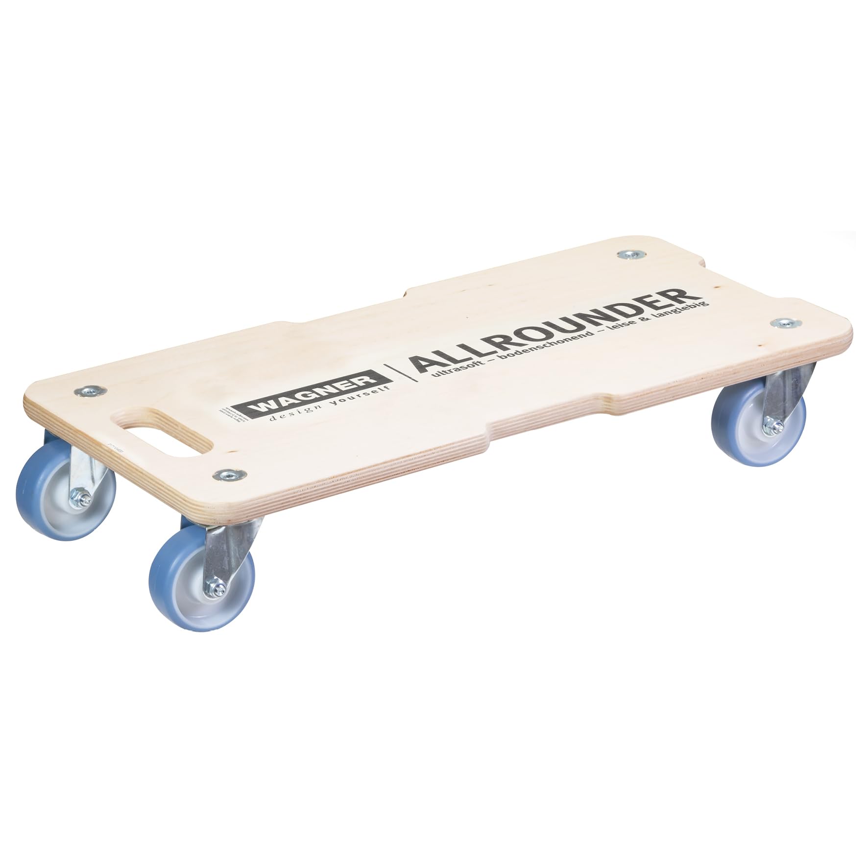 Wagner Moving Dolly MM 1325 I 59 x 29 cm - Ideal for unwieldy Items, Equipment & Furniture I 3 recessed Grips I FSC®-Certified I Load Capacity 300 kg - 20132501