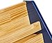 Amazon Basics Single-Sided Wooden Book Display, Blue
