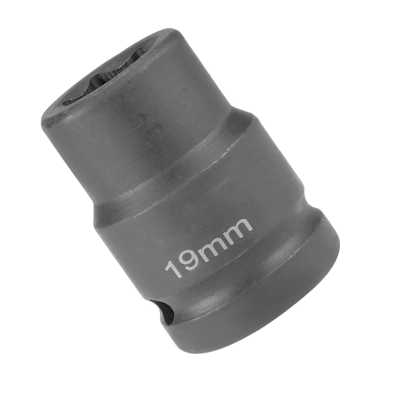 TOP-VIGOR 3/4-Inch Drive by 19mm (3/4 inch) Shallow Impact Socket, 6-Point Durable Reliable Cr-Mo Alloy Steel for Ratchets, Torque Electric Wrenches