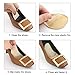 Beautulip Arch Support Cushions Adhesive Metatarsal and Arch Gel Inserts Flat Feet Pain Relief Ball of Foot Pads - Absorb Sweat Comfortable High Heels Inserts Pack of 6