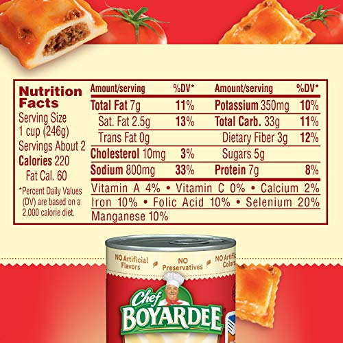 6 Chef+Boyardee+Beef+Ravioli+Pack