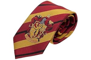 Premium Harry Potter Tie Striped House Crest Necktie Neckwear