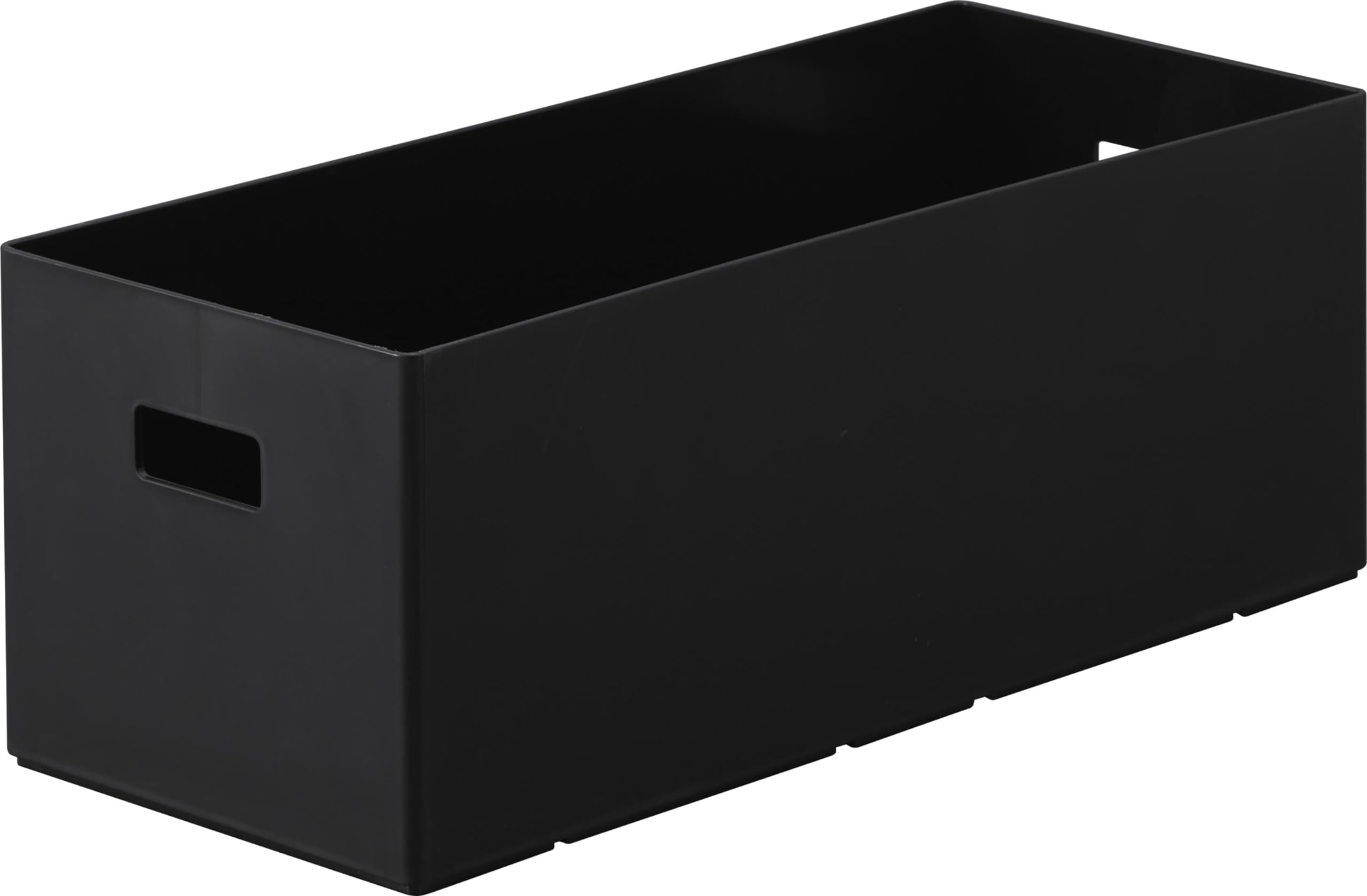 山崎実業(Yamazaki) 蓋付き 収納ボックス ワゴン 用 追加 ボックス S ブラック W15×D35×H13.2cm タワー tower キャスター付き 収納ワゴン 隙間収納 1968商品画像