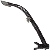 Oceanic Arid Extra Dry-Top Snorkel - Black/Titanium