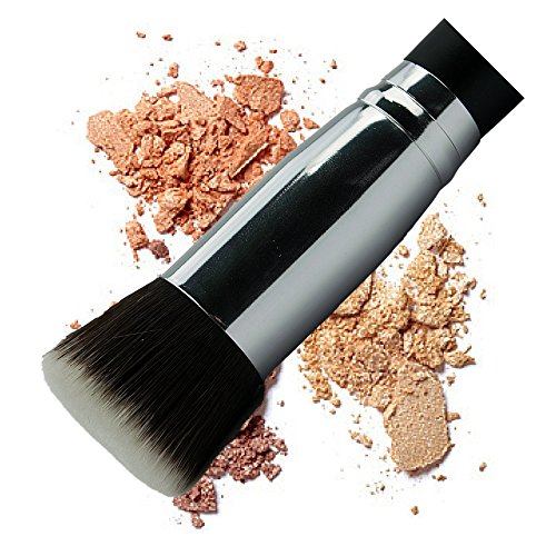 Foundation Brush - Kabuki - Our Professional Flat Stippling Brush Works with Liquid - Mineral and Powder Foundation