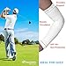 BeVisible Sports Arm Compression Sleeves For Men & Women With UV Sun Protection Cover - 1 Pair