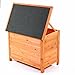 JAXPETY Pet Products Dog Club House Pet Shelter XL Home Outdoor Ground Wood Kennel Weather Resistant
