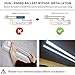 CNSUNWAY T8 LED Bulbs 4 Foot, 18W 2400LM 6000K Super Bright, Type A+B LED Light Tubes, Ballast Bypass, Double-Ended Power, Clear Cover, T8 T10 T12 Fluorescent Light Bulbs Replacement - 4 Pack