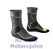 BMW Genuine Motorcycle Summer Functional Anti-Odor Riding Socks Gray Size 42-44