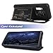 TORU CX PRO Compatible with Samsung Galaxy S9 Case - Protective Dual Layer Wallet with Hidden Card Holder + ID Card Slot Hard Cover, Mirror & USB Adapter - Orchid Gray