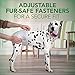 Vet's Best Comfort Fit Dog Diapers | Disposable Female Dog Diapers | Absorbent with Leak Proof Fit