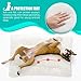 INVENHO Dog Bed Mat Comfortable Soft Crate Pad Anti-Slip Washable Dog Crate Pad for Large Medium Dogs & Cats