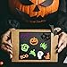 600 Pieces Halloween Stickers Glitter Foam Stickers Halloween Craft Stickers for Halloween Party Supplies