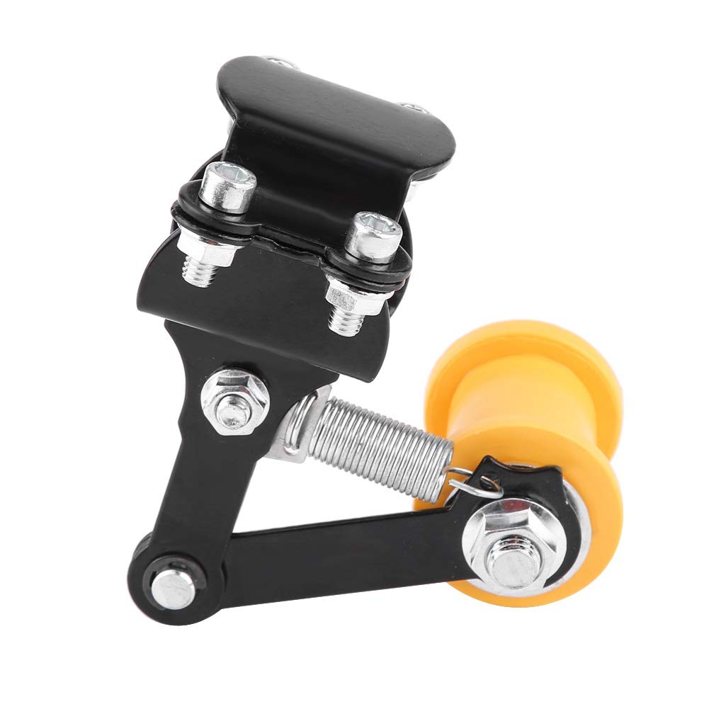 Nikou Chain Tensioner - Adjuster Black Chain Tensioner Bolt On Roller Motorcycle Link Length Modified Universal Accessories Tool