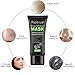 Blackhead Remover Mask Black Mask - Auperwel Purifying Quality Peel off Charcoal Deep Cleaning Mud Facial Mask 2.11 ounce (black mask with brush)