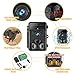 Tvird Trail Camera 16MP 1080P Wildlife Camera Super Night Vision Hunting Camera 125° Detecting Range and 66 FT Motion Activated with 2.4'' LCD Display IP66 Waterproof Protected Design
