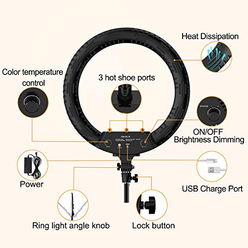 5 Ringlight+Temperature+Ringlights+Cellphone+Portrait