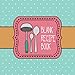 Blank Recipe Book: 100-page Custom Cookbook (Organizer, Journal) - 8.25 x 8.25 Inches / Blue by The Mindful Word
