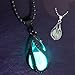 1 X Newly Fashion Teardrop Necklace - Glow in the Dark Pendant