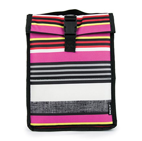 PackIt Freezable Rolltop Lunch Bag, Shauna Stripe