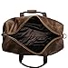 Polare 23'' Vintage Full Grain Cowhide Leather Weekender Duffle Bag Overnight Travel Carry on Duffel Bag For Men