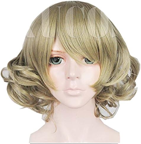 Final Fantasy XV FF15 Sydney Orumu style cosplay wig net and wig with stunts