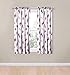 Nickelodeon JoJo Siwa Sweet Life Pink/White Curtain Set (2 Panels, 2 Tiebacks), Sweet Drapes, 4 Piece