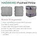 HAOBAIMEI Travel/Airplane Pillow for Leg/Foot Rest, Inflatable Airplane Bed for Kids/Toddler to Lay Down or Sleep on Long Flights,Suitable for Airplanes, Cars,Buses,Trains,Office,Home,Camping (Grey)