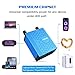 VOLTCUBE AP0801 Power Inverter 12V DC to 110V AC Converter with 4.8A Dual USB Car Adapter with 2 Independent AC outlets, 400 W