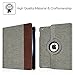 Fintie Rotating Case for iPad 4/3 / 2-360 Degree Rotating Smart Stand Protective Cover with Auto Wake/Sleep for iPad 4th Gen with Retina Display, iPad 3 & iPad 2, Denim Grey